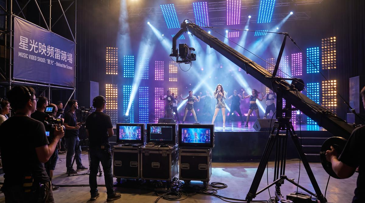 每日大赛MV拍摄视频幕后